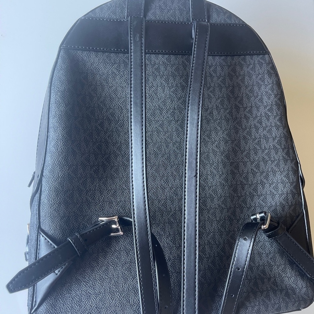 Black Monogram Michael Kor Backpack - image 2